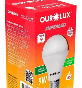 BULBO LED 9W BIV 3000K - OUROLUX