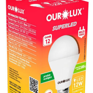 BULBO LED 9W BIV 6500K - OUROLUX