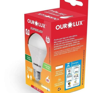 BULBO SUPERLED ALTA POTÊNCIA 15W BIV 6500K - OUROLUX