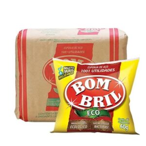 LÃ DE AÇO BOMBRIL PCT C/8 UNID
