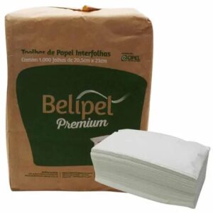 PAPEL TOALHA BELIPEL PREMIUM 20,5X23CM CX C/5000 FLS