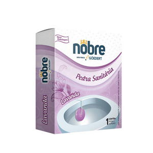 PEDRA SANITÁRIA 25G "BLOCO" (SUPORTE E REFIL) NOBRE LAVANDA