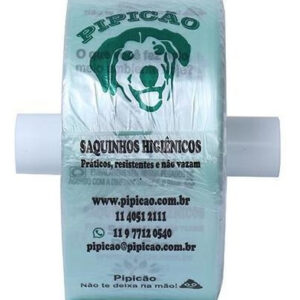 SAQUINHOS BIODEGRADAVEL P/DEJETOS CANINOS BOBINA C/1075 UNID